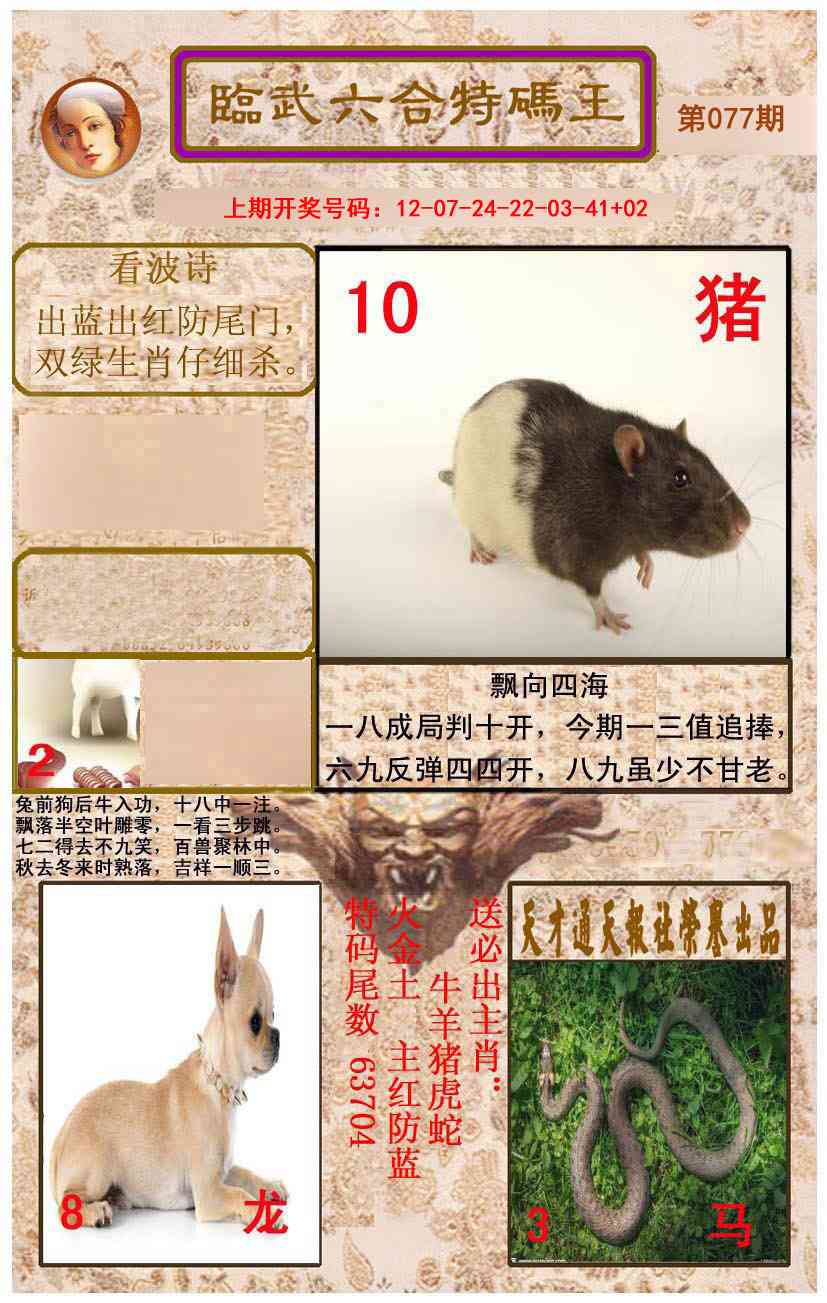 077期临武六合特码王[图]